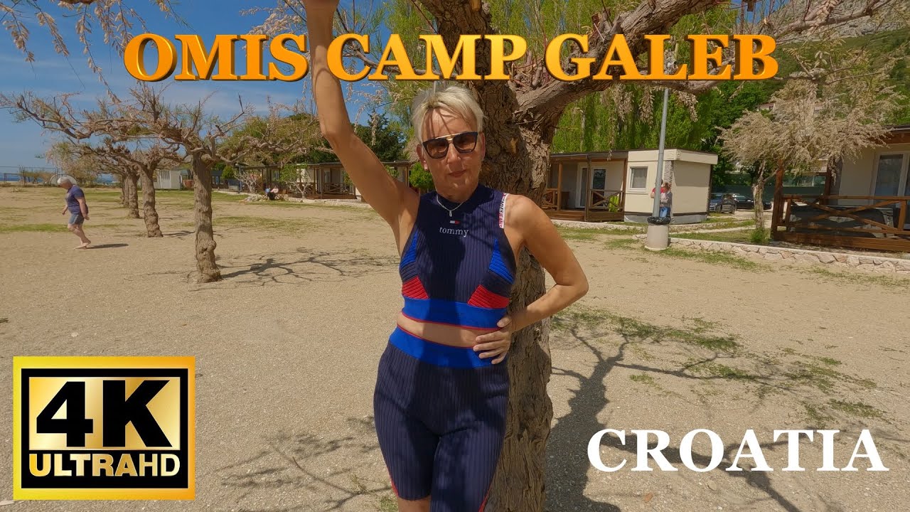 Omis Croatia Camp Galeb 4K Walking Tour ( April 2023 )