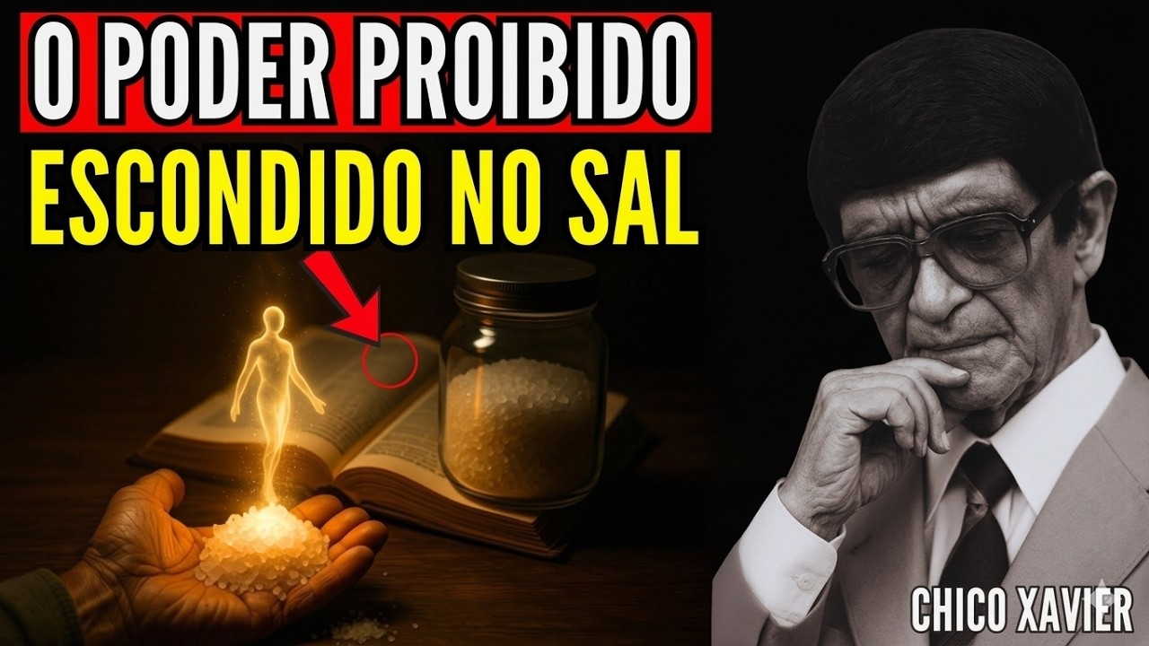 Chico Xavier Revela: O Segredo Espiritual do Sal na Bíblia e no Corpo Humano