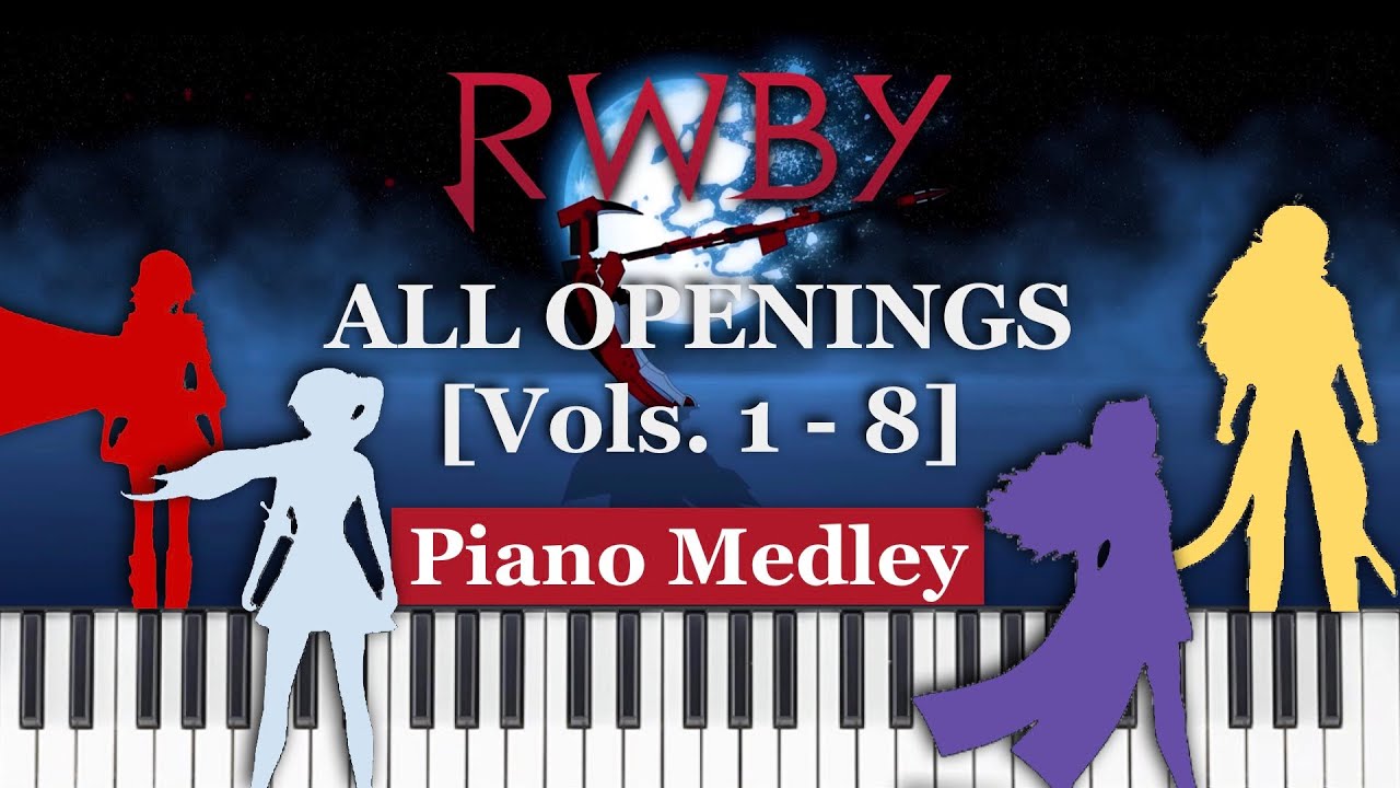 RWBY Opening Piano Medley (Volumes 1 - 8)