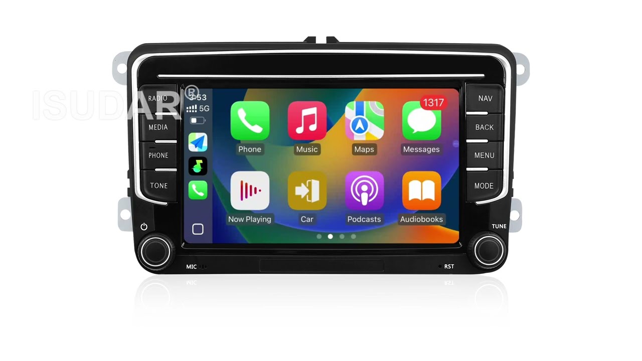Android 14 VW Radio | How to Connect Apple CarPlay & Android Auto (Step by Step)