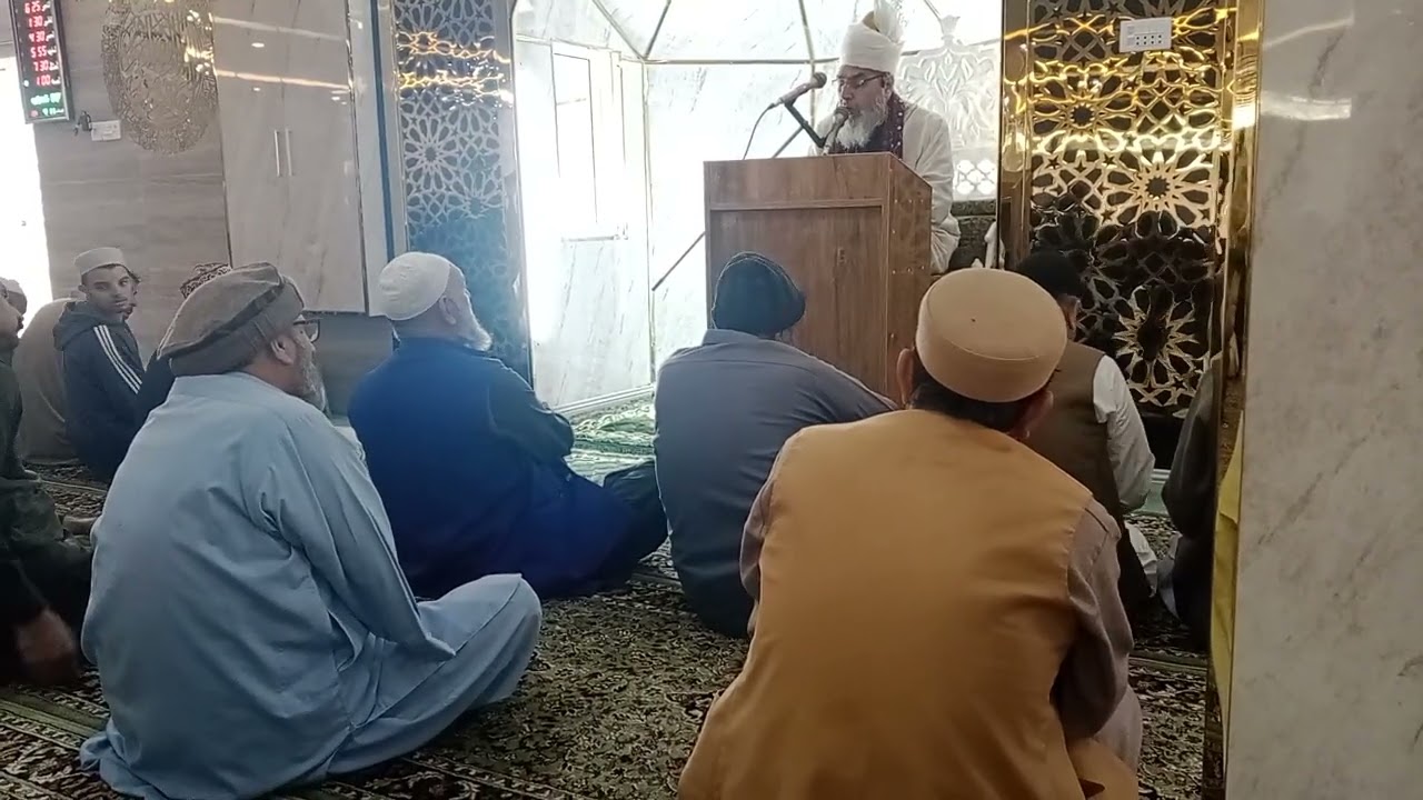 MUFTI GM SAJID AL MAKKIs Juma lecture at jamia masjid Faizan E Madina g-7/2 Islamabad. live Video563