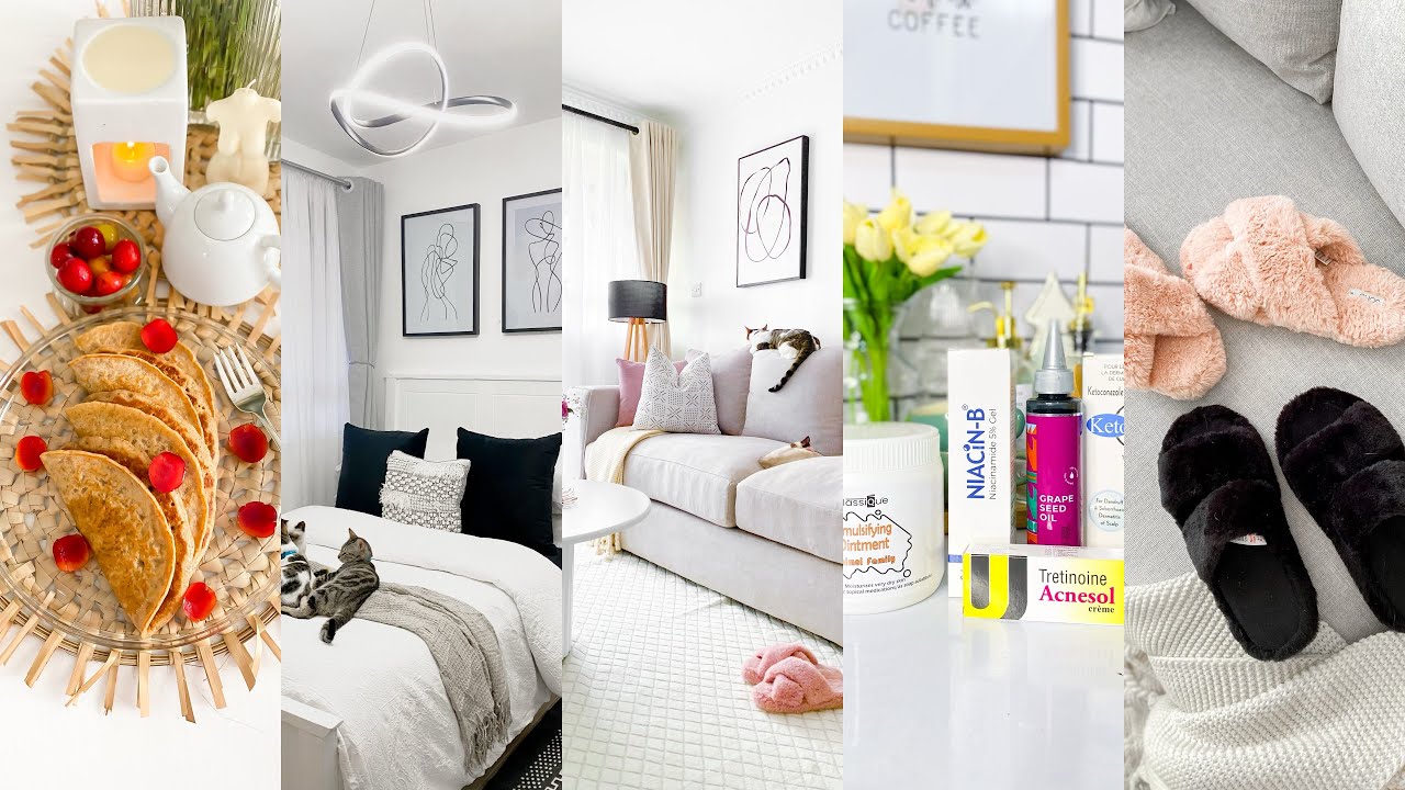 SUNDAY RESET: Cleaning || New bedroom wall art || Pancake recipe ||New skincare || New purchases