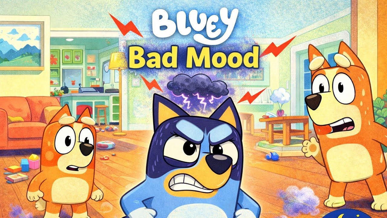 Bluey: Плохое настроение — читать вслух