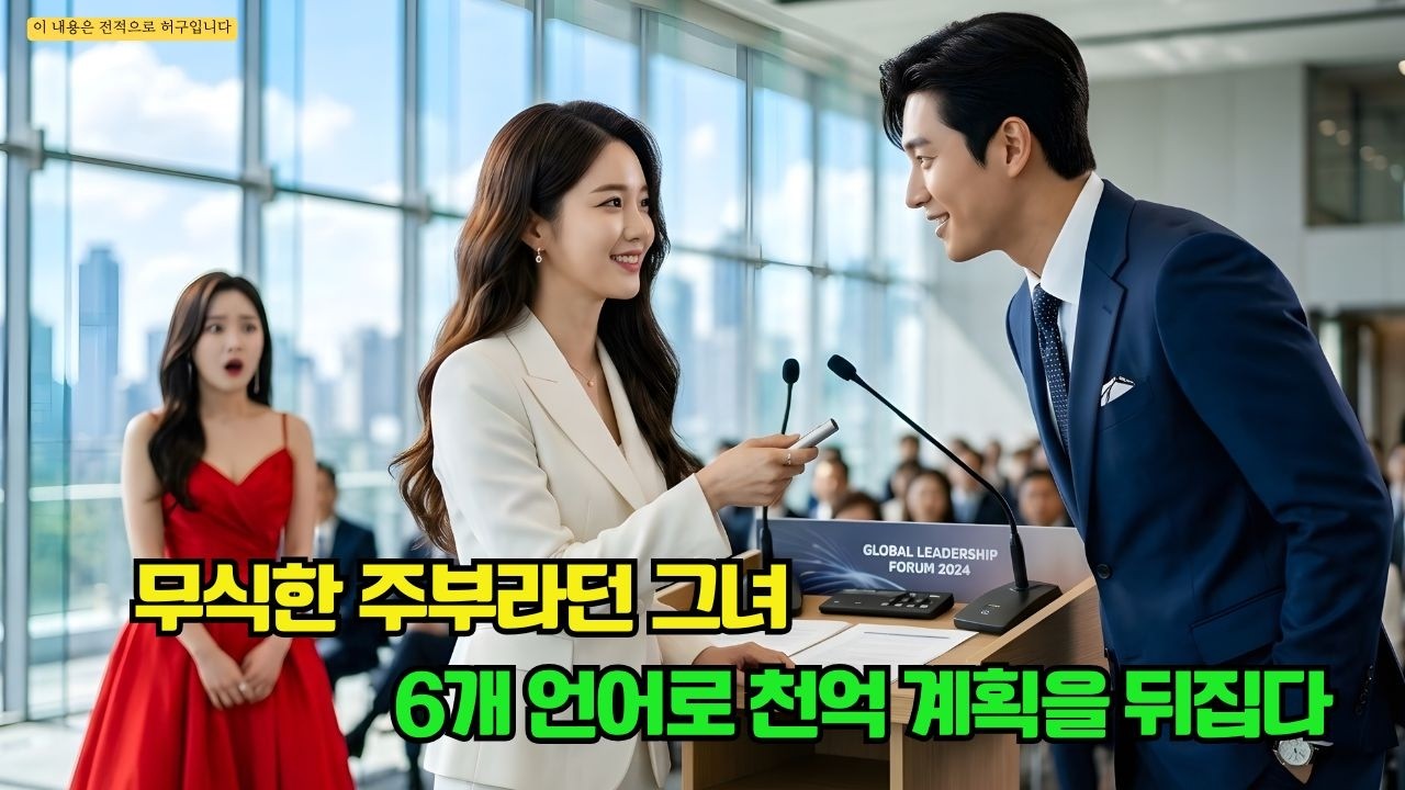 다국적 회의에서 그녀를 ‘무식한 전업주부’라 비웃은 내연녀, 그녀가 단상에 올라 6개 희귀 언어로 수천억 프로젝트 오류를 바로잡자 금융계가 충격에 빠졌다!