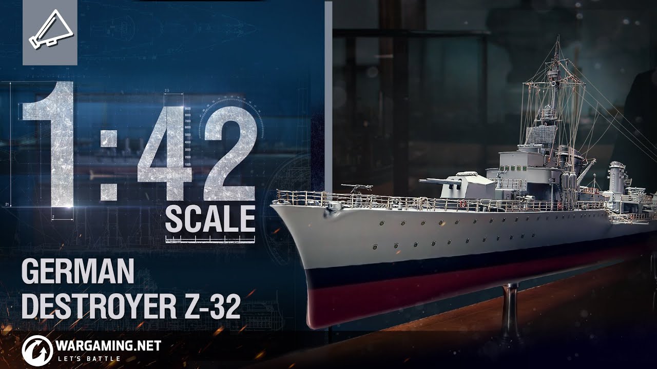 World of Warships - 1:42 Scale: German Destroyer Z-32