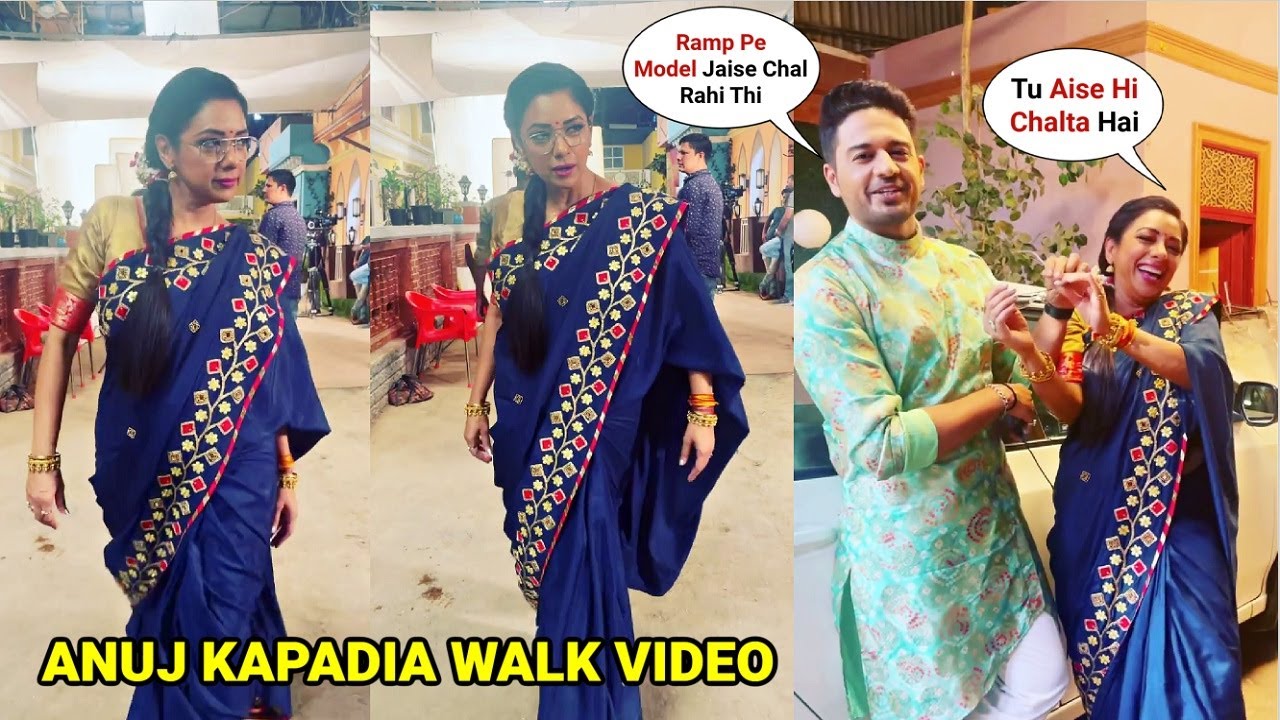 Anupama aka Rupali Ganguly Mimics Anuj Kapadia aka Gaurav Khanna Walk