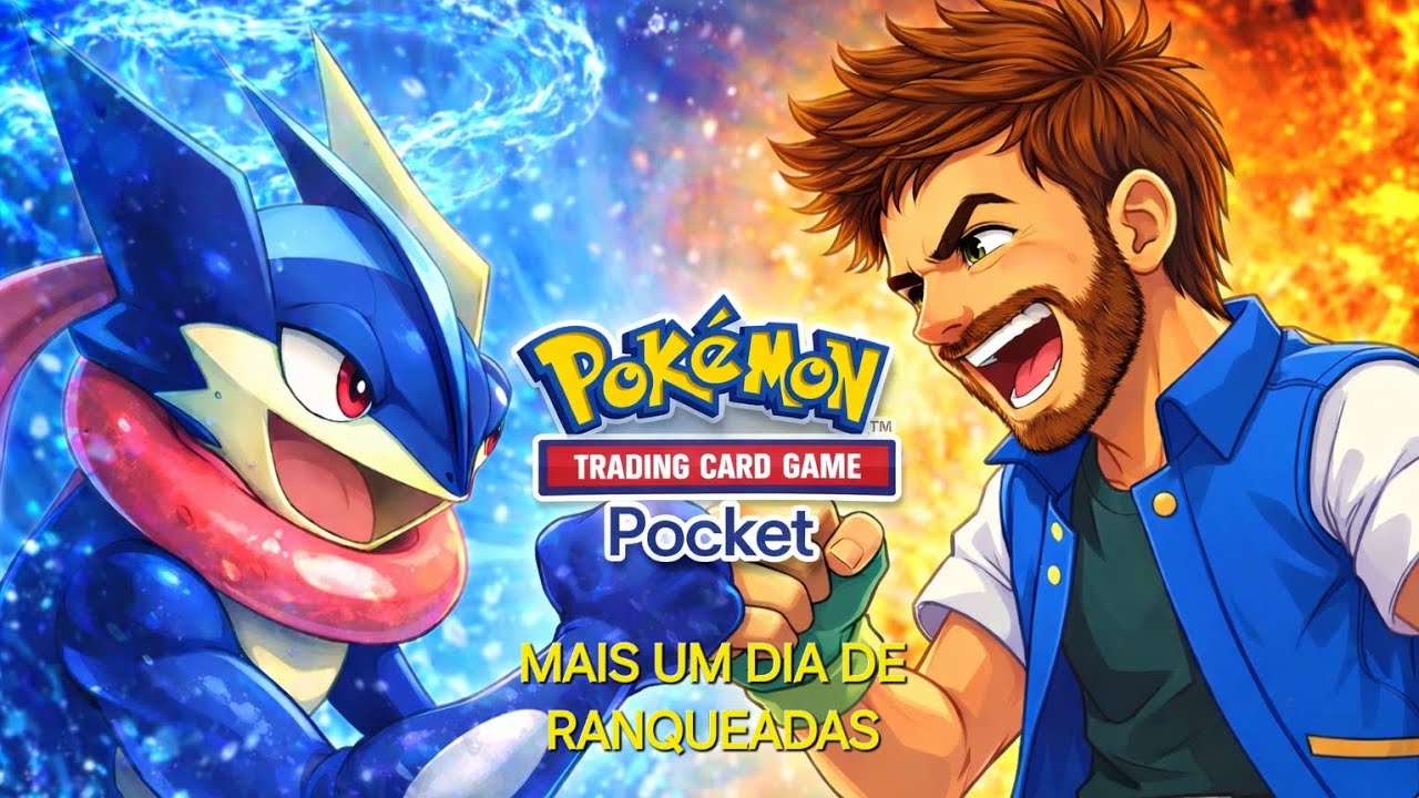 SEGUNDO DIA NAS RANQUEADAS! 🏆 Evoluindo no Pokémon TCG Pocket e Greninja salvando