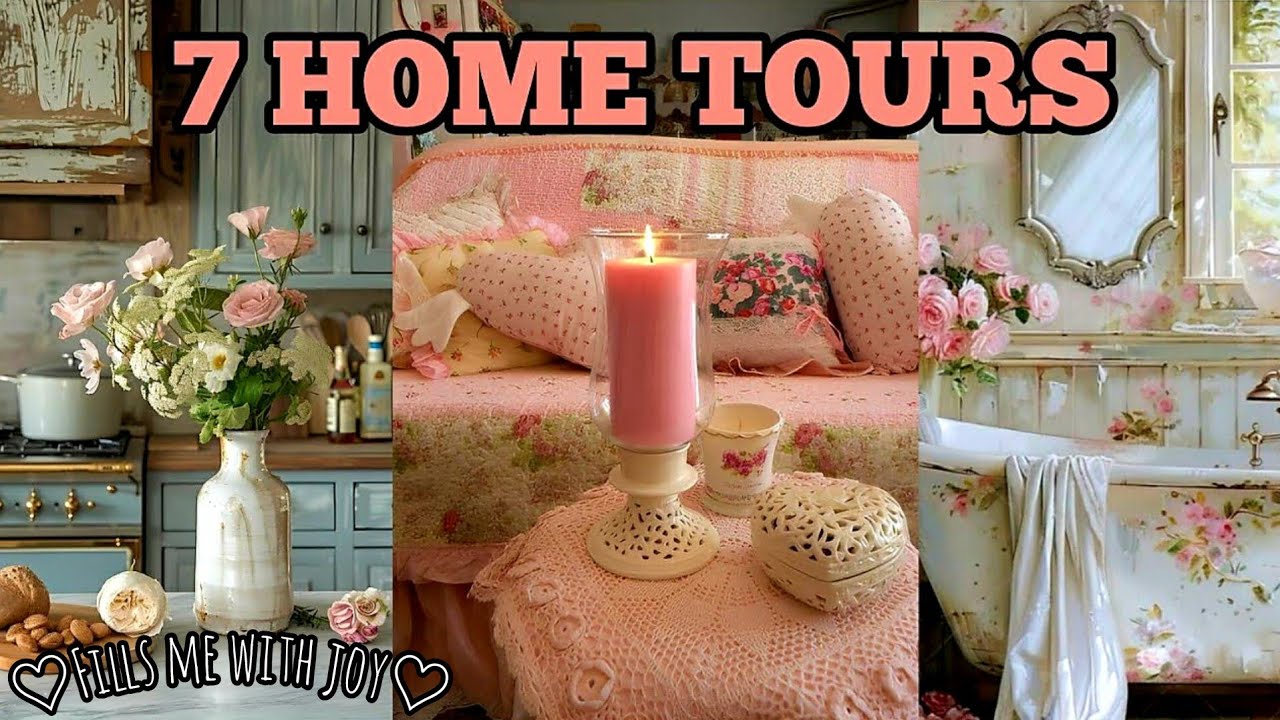 💫7 HOME TOURS💫: VINTAGE JOURNEY  Innovative & Encouraging Decor for Farmhouse Cottage Makeover