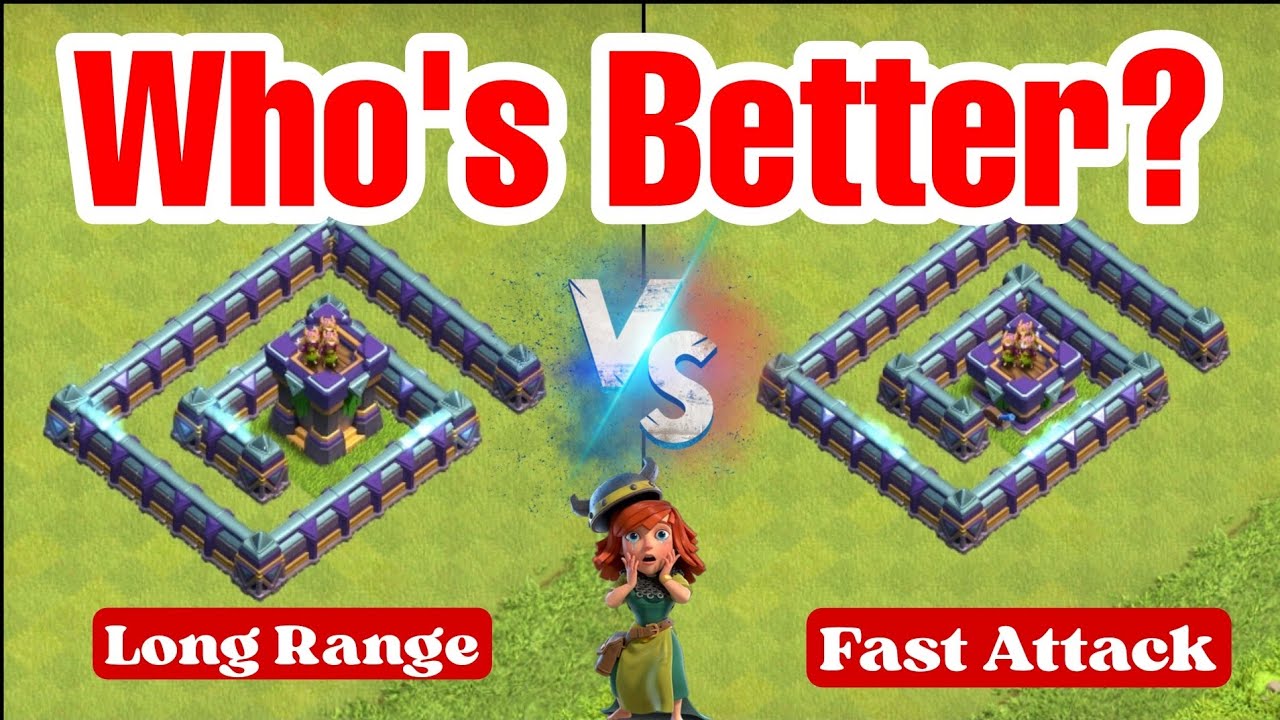 Archer Tower Long Range And Fast Attack VS All Troops | Which one is better?