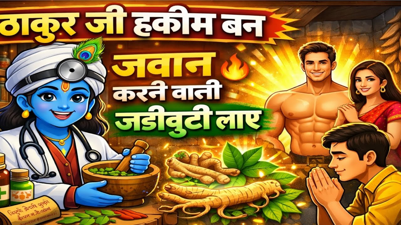 😭🥹💥ठाकुर जी हकीम बन ✨️जवान करने वाली 😅जडीबुटी लाए||Indresh Upadhyay Maharaj 