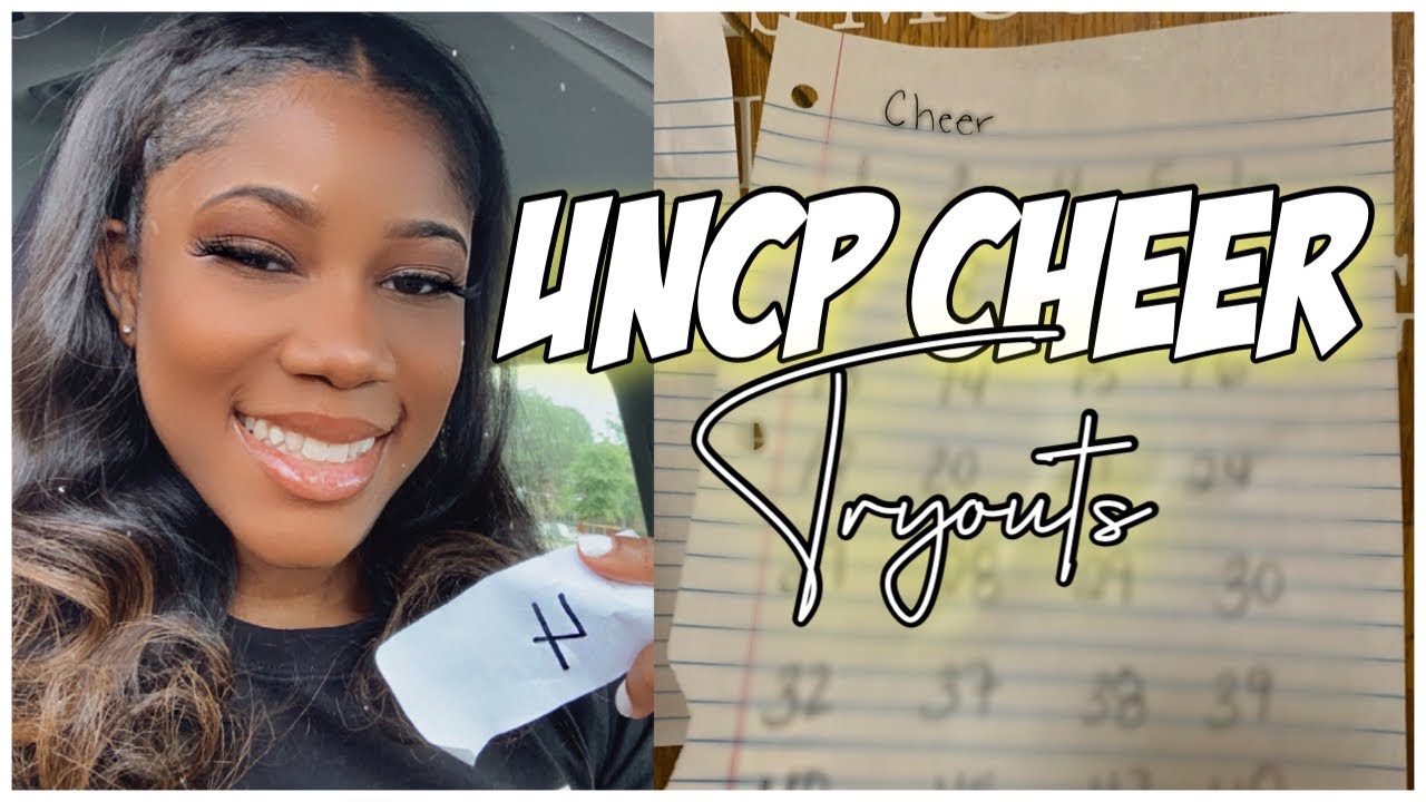 UNCP CHEER TRYOUTS!🦅💛| *i tried out with no experience😬*| CAMILLE DEADRA