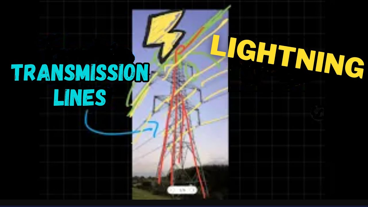 When lightning STRIKES Transmission tower