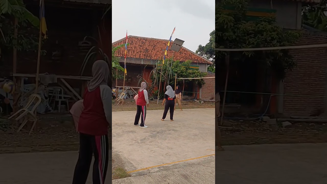 seru!!voly ibu ibu desa karangayu reli panjang #sehatmurah#karangayu#kendal #volyputri #nyore_day