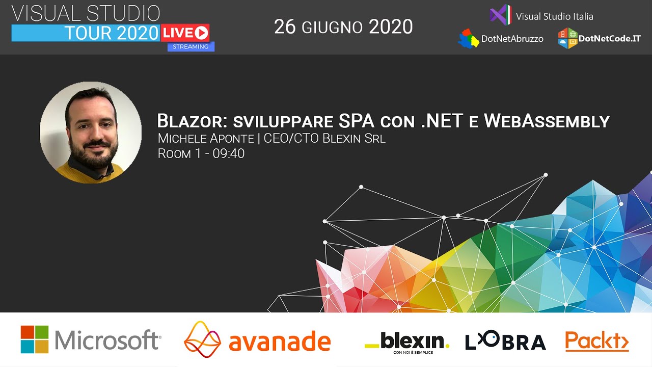Blazor: sviluppare SPA con .NET e WebAssembly - Michele Aponte