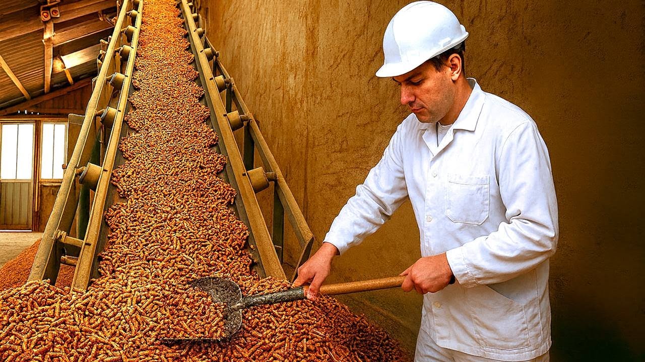 JAK produkuje się MILIONY PELLETÓW | PROCES PRZEMYSŁOWY 🏭
