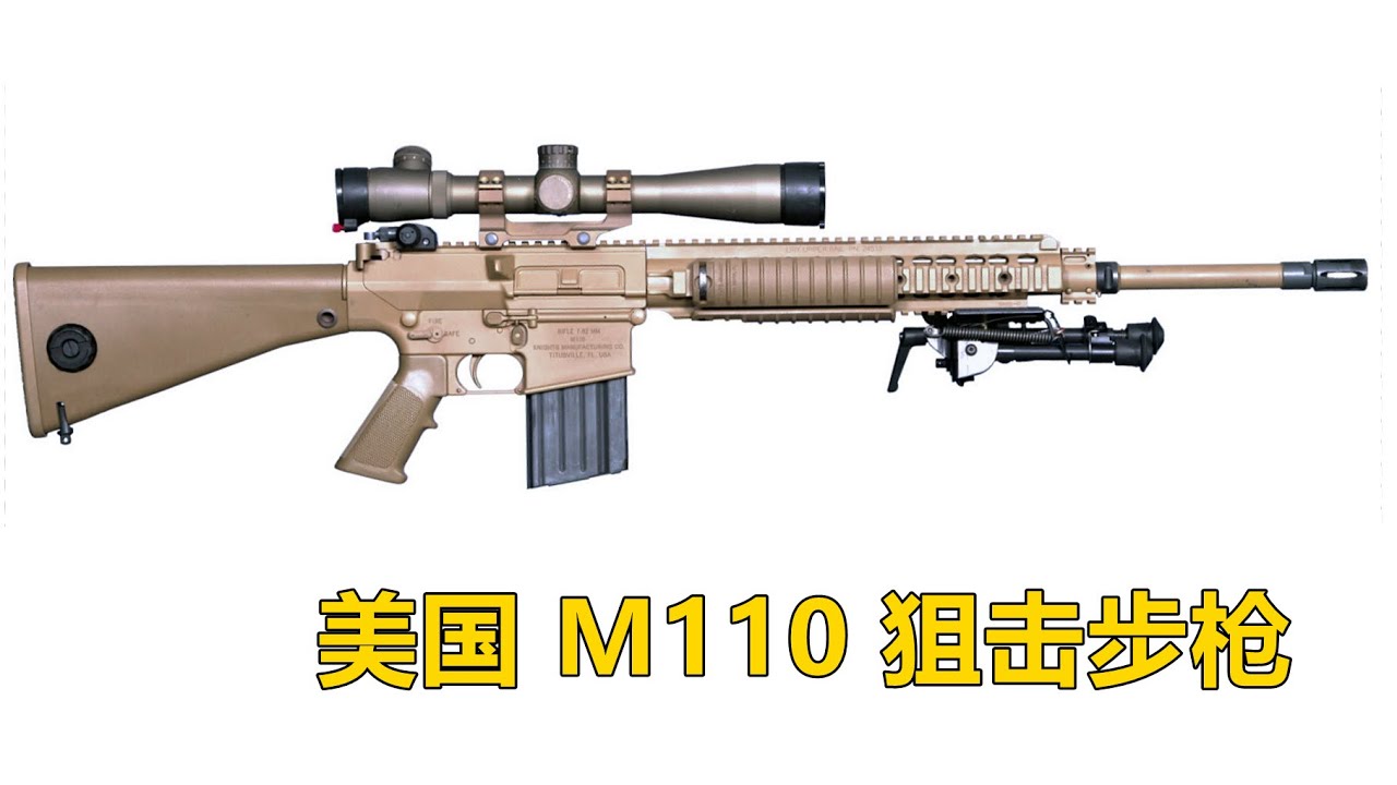 期望太高也是错 美国M110 7.62mm半自动狙击步枪