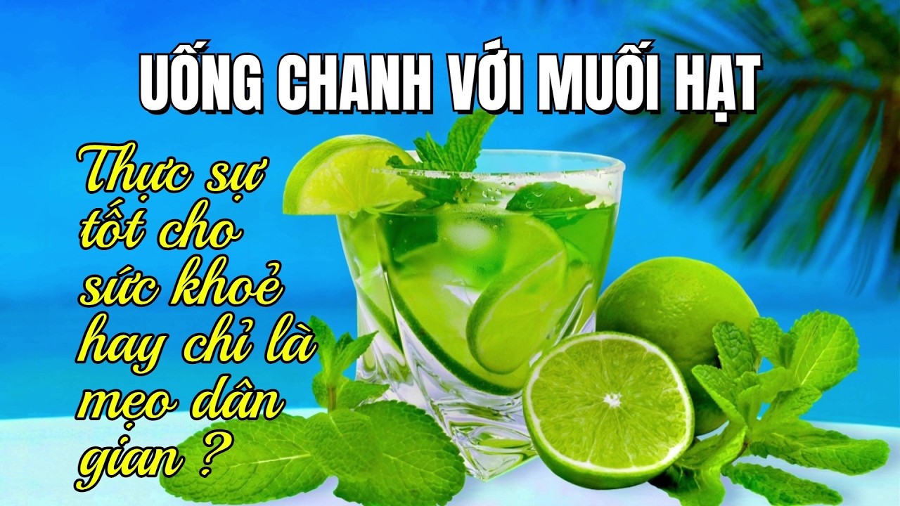 UỐNG CHANH VỚI MUỐI HẠT – BÍ MẬT SỨC KHỎE TỪ LY NƯỚC NHỎ | Audiobook Sức Khoẻ Của Bạn