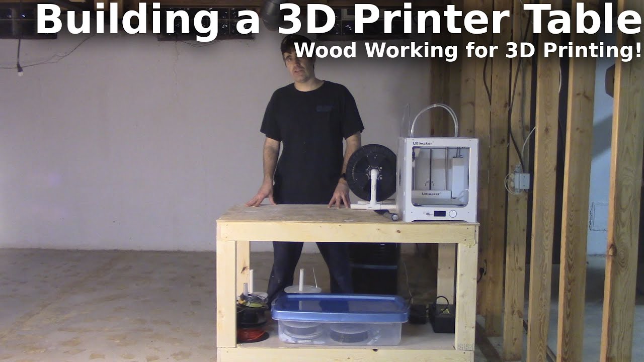 Building a 3D Printer Table - A Simple Woodworking Project for 3D Printing