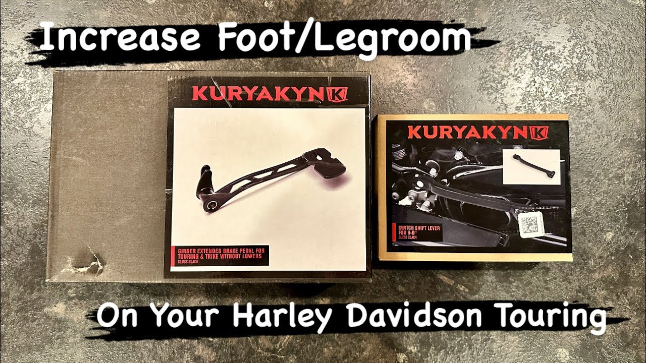 Installing Kuryakyn Extended Shift & Brake Levers (Black) On A 2016 Harley Davidson Road King.