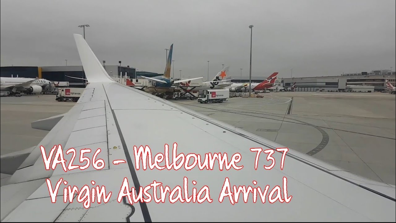VA256 - Melbourne 737 Virgin Australia Arrival
