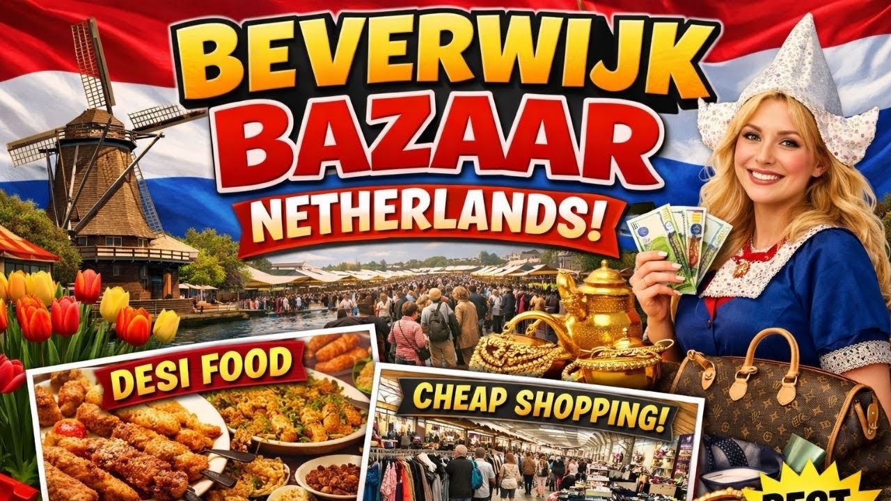 De Bazaar Beverwijk | 4K Walking Tour | The Real 'Zwarte Markt' Experience
