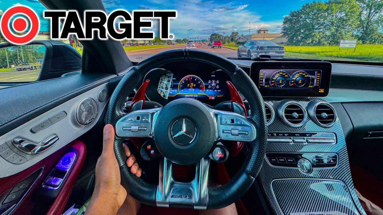POV: Target Run In a Screaming 500HP AMG C43 💨