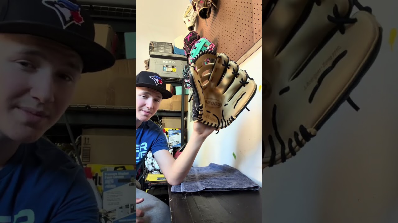 Breaking in/review on Wilson A2000 Julio Rodriguez outfield glove 12.75 