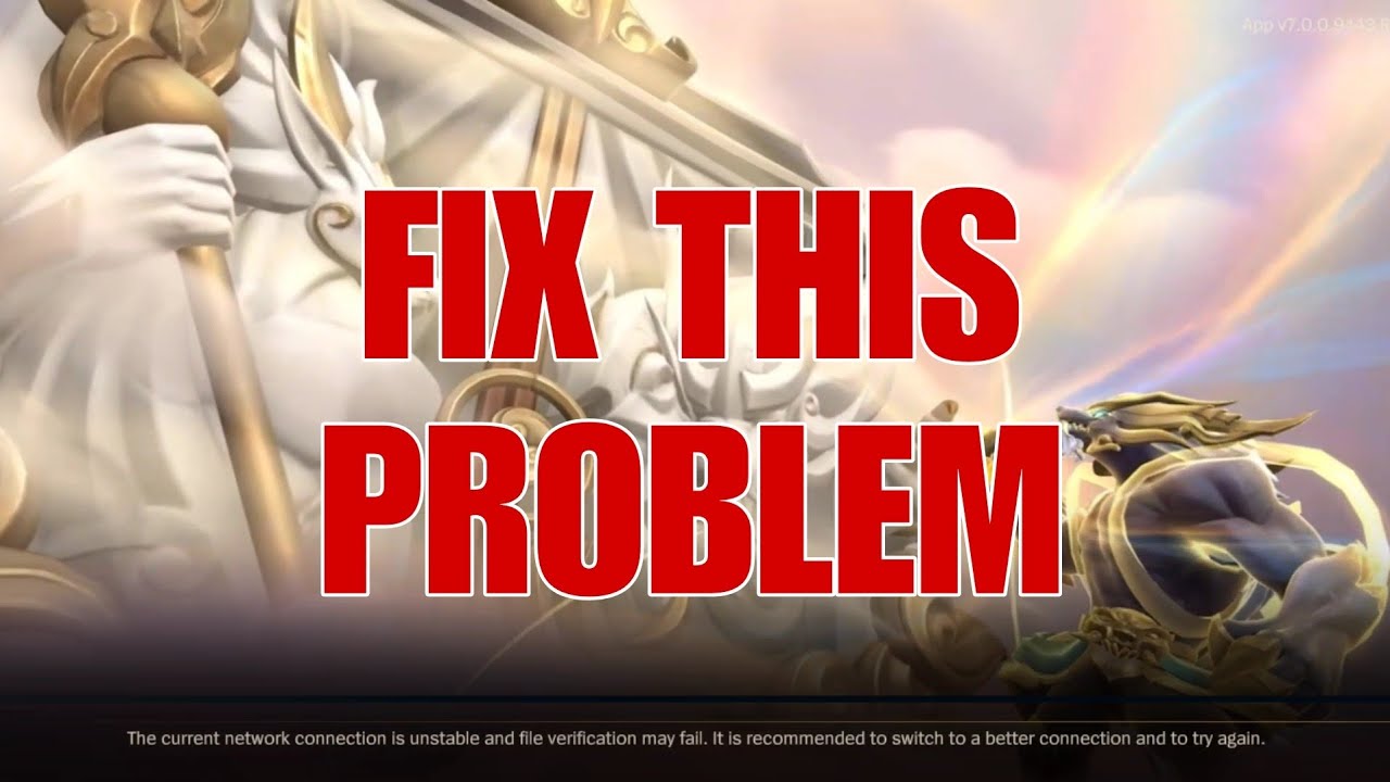 HOW TO FIX: THE CURRENT NETWORK CONNECTION IS UNSTABLE AND FILE VERIFICATION MAY FAIL