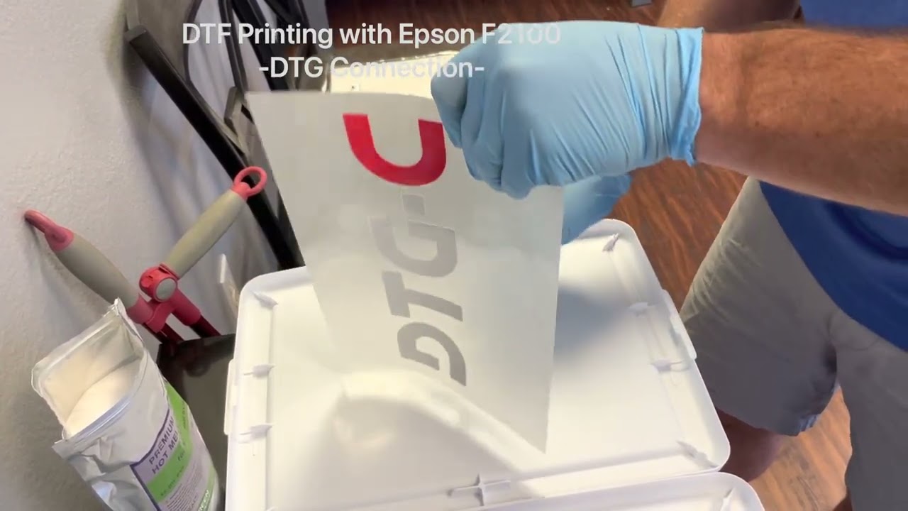How to print DTF (Direct to Film) transfers on the Epson F2100