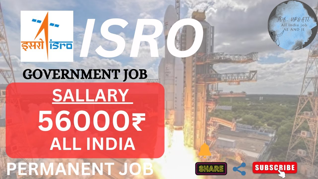 ISRO Recruitment 2024 🔥🔥| ₹60,000/month | Freshers Eligible | LatestJob Vacancy 2024