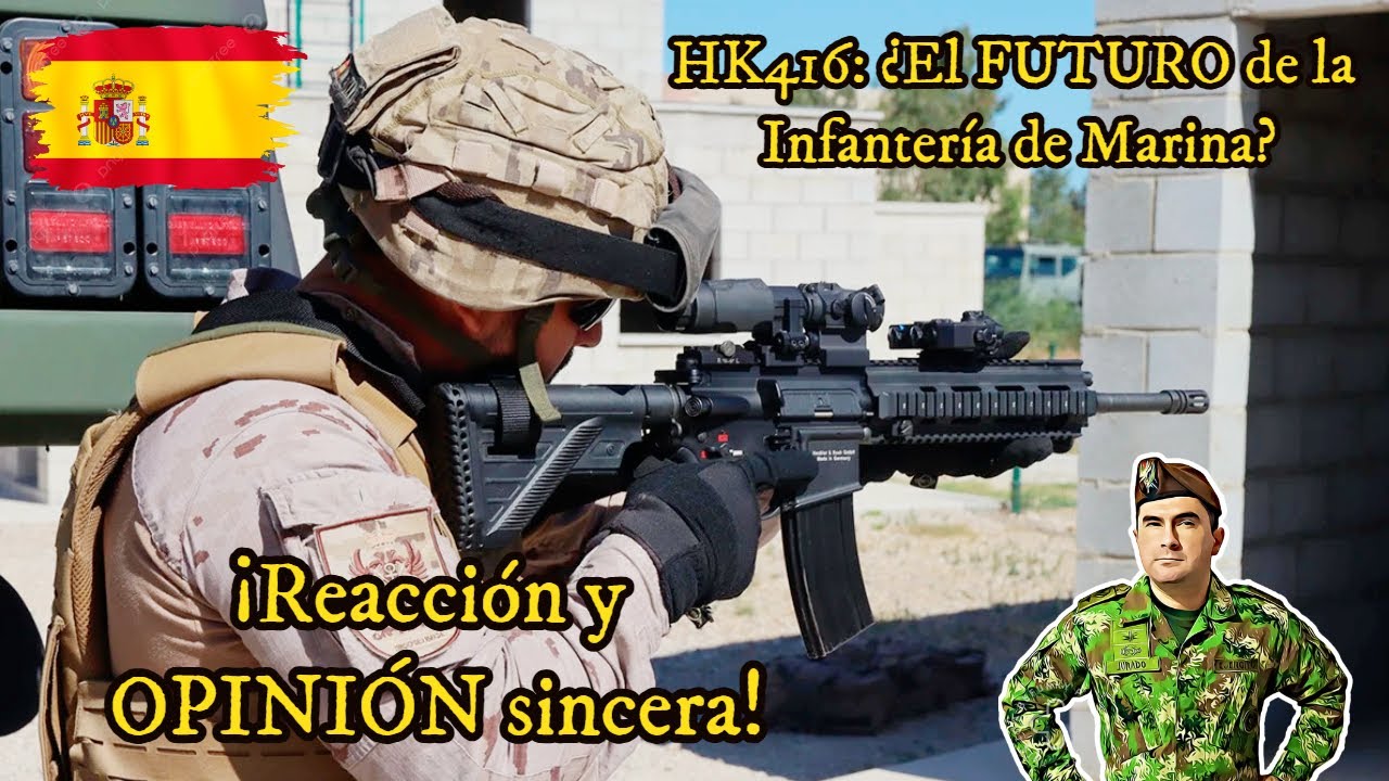 ¡REACCIONO al NUEVO FUSIL HK416 de la Infantería de Marina! ¿El MEJOR fusil de asalto?