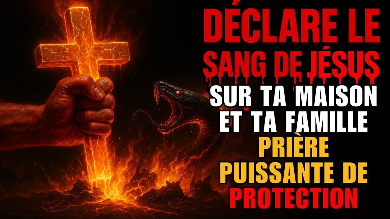 🔥 INVOQUE LE SANG DE JÉSUS sur TA MAISON et TA FAMILLE  | PSAUME contre les Attaques Maléfiques