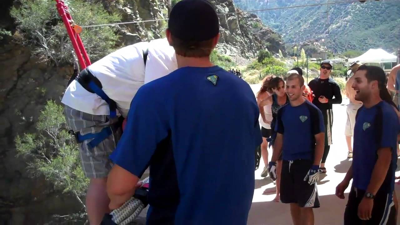 HEAVIEST MAN TO BUNGEE JUMP!!! 370 POUNDS Part 2