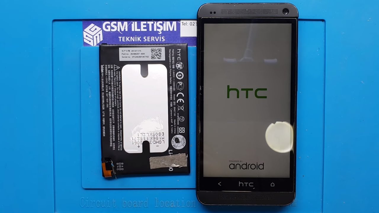 HTC One M7 Batarya Değişimi 