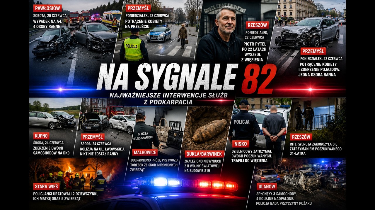 Na sygnale 82 | Piotr Pytel na wolności po 22 latach, wypadki, pożary i akcje ratunkowe