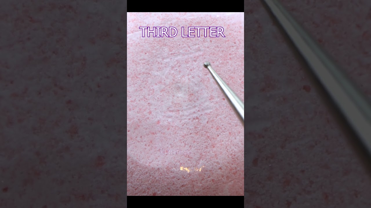 ASMR Tracing Oddly Satisfying Guess the Mystery Word No Talking #asmr #asmrtriggers #guessinggame
