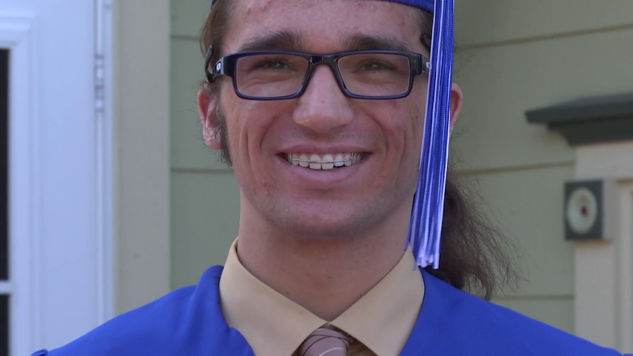 A special graduation for an autistic student