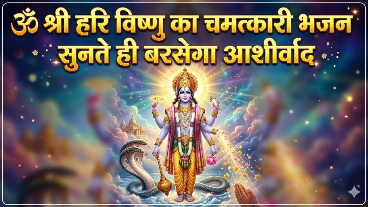 🕉️ श्री हरि विष्णु का चमत्कारी भजन | सुनते ही बरसेगा आशीर्वाद | Most Powerful Vishnu Bhajan