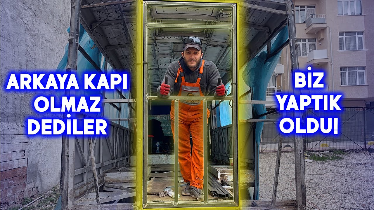 ÇARPMA KAPI  - KARAVAN YAPIMI - OTOBÜSÜ KARAVAN YAPIYORUZ BÖLÜM : 9