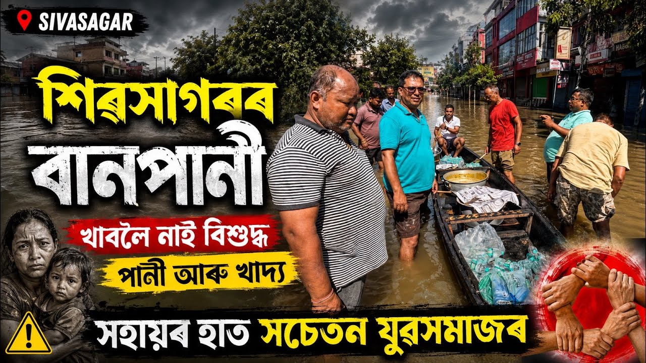 Sivasagar Flood || Youth step up to help. No food, no water.