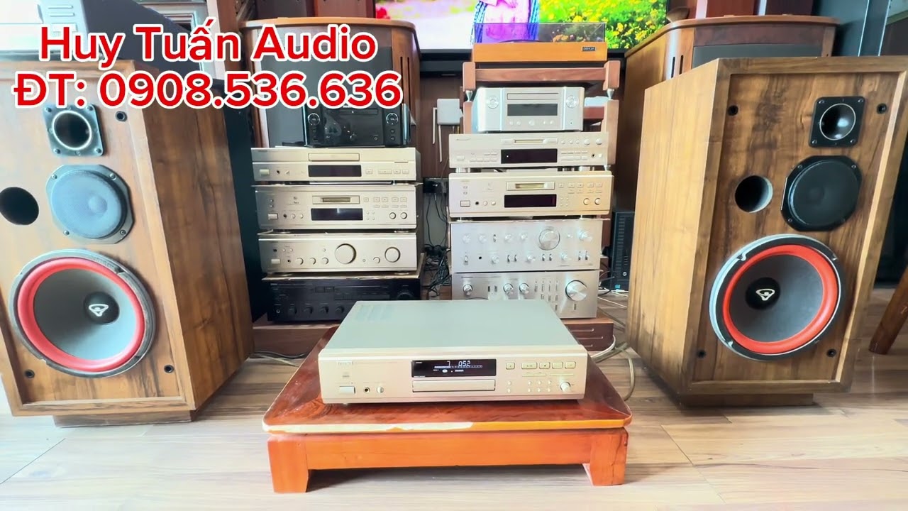 Denon CDR-1000: Đầu CD & DAC 24-bit – Chất Âm Nguyên Bản, Sắc Nét. LH: 0908.536.636