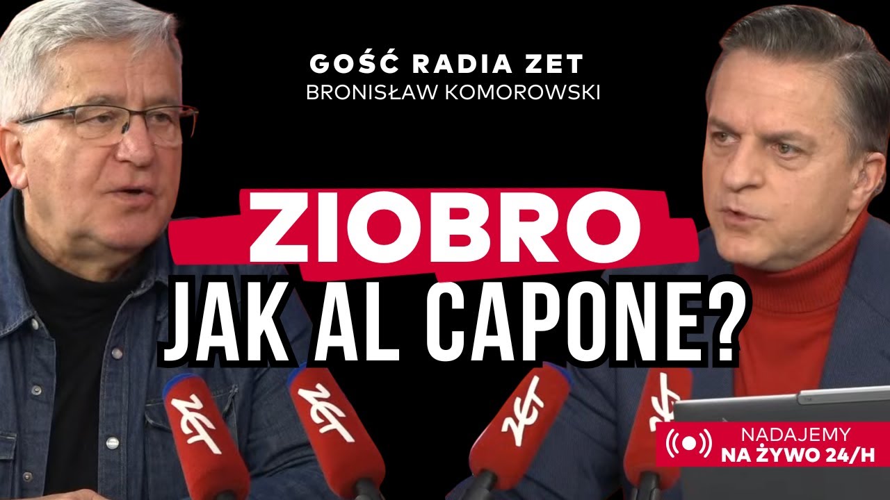 Ziobro jak Al Capone. Komorowski: Też nie skazano go za M0RDERSTWA | Gość Radia ZET