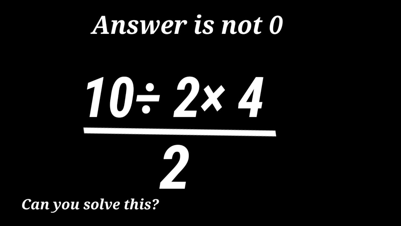 10÷ 2× 4/2 =? Only 5% Can Solve This Maths Question | @ educational stream | BODMAS RULES | TRICKS |