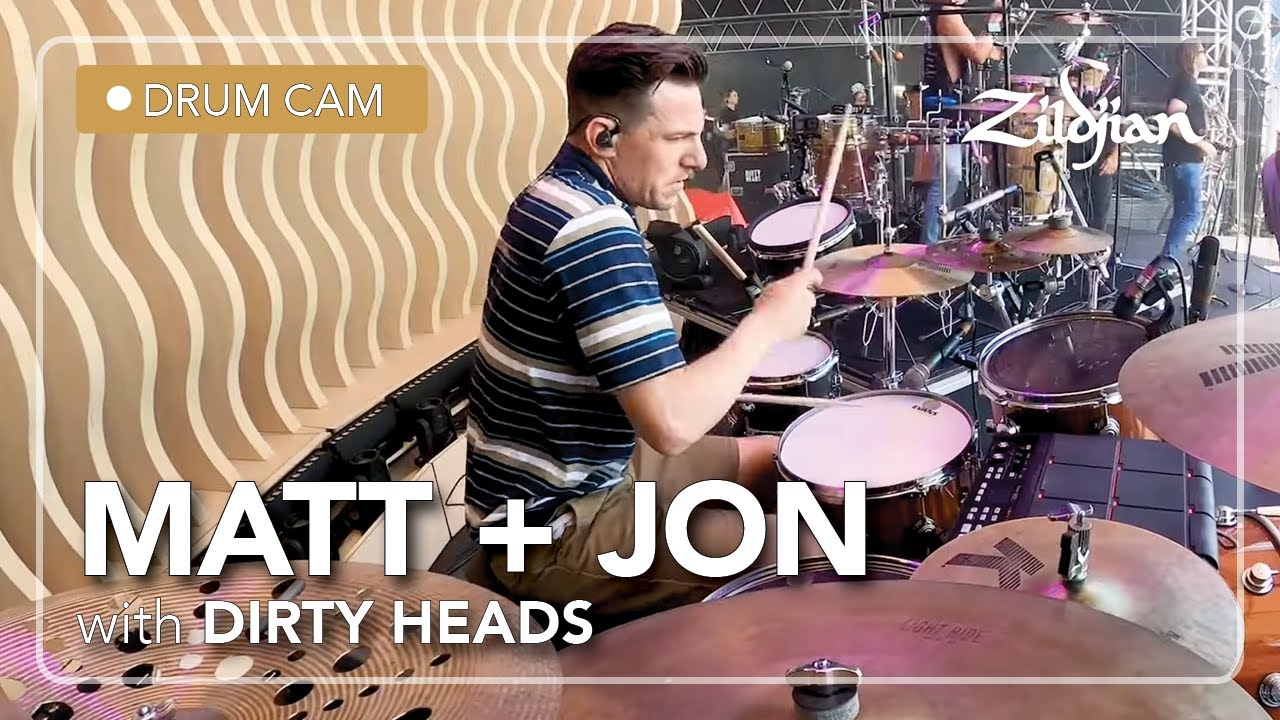 DIRTY HEADS LIVE Drum Cam | Zildjian