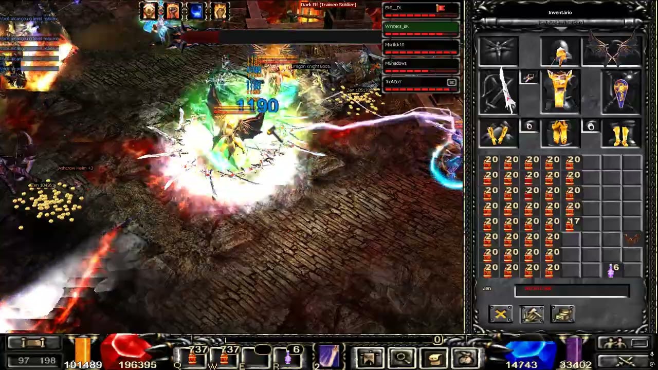 MU CA BRASIL - QUEST LVL 3 - BLADE KNIGHT - 
