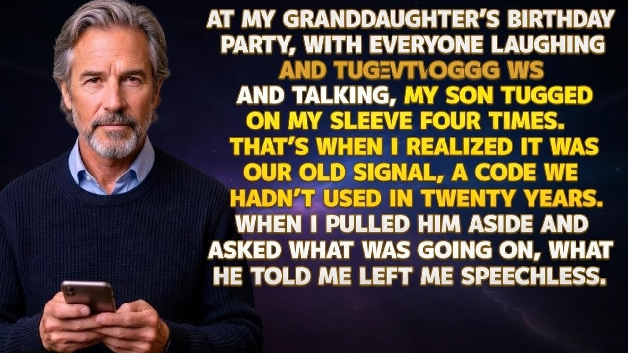At My Granddaughter’s Birthday, My Son Pulled My Sleeve Four Times  What I Discovered Left Me Frozen