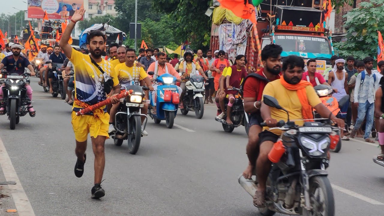 Haridwar dak kanwar yatra 2025 live, Haridwar Kavad Yatra 2025 live