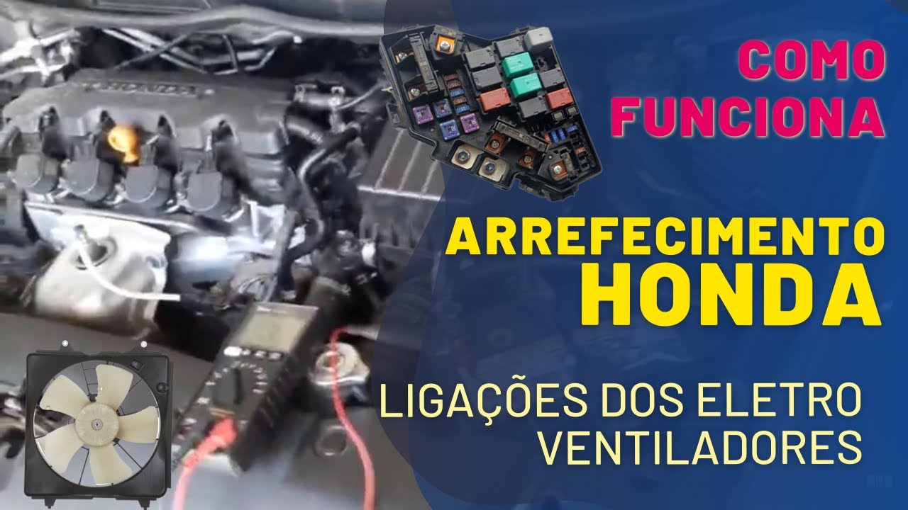 Ligações e teste ventilador arrefecimento Honda • New Civic