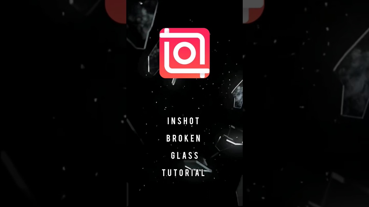 InShot Broken Glass Effect Tutorial | Viral Photo Editing Trick 🔥 #inshot