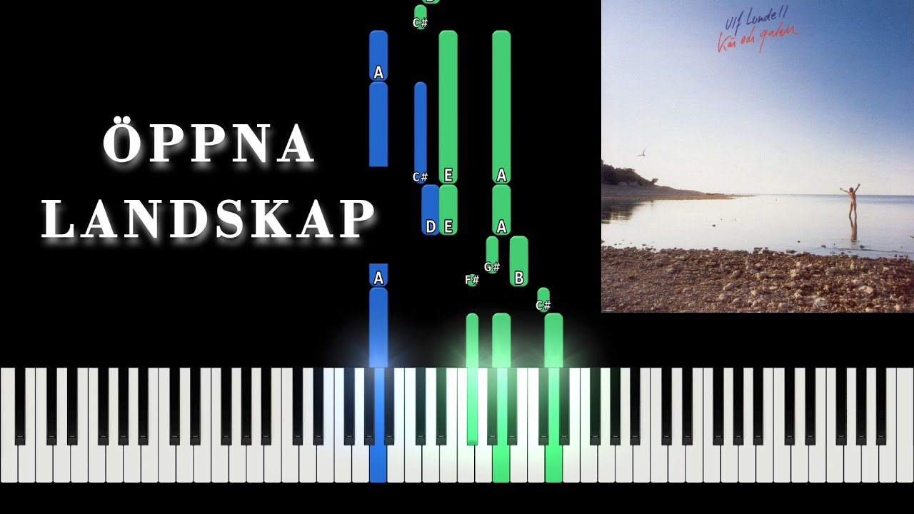 Öppna landskap - Ulf Lundell | Piano Tutorial